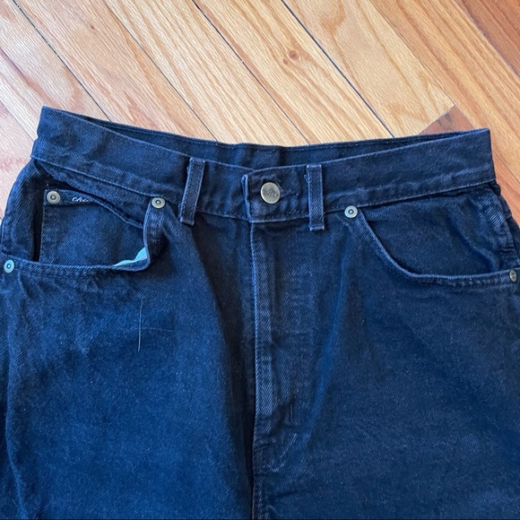 VINTAGE Women’s Chic Jeans 👖Black Excellent - Picture 2 of 5